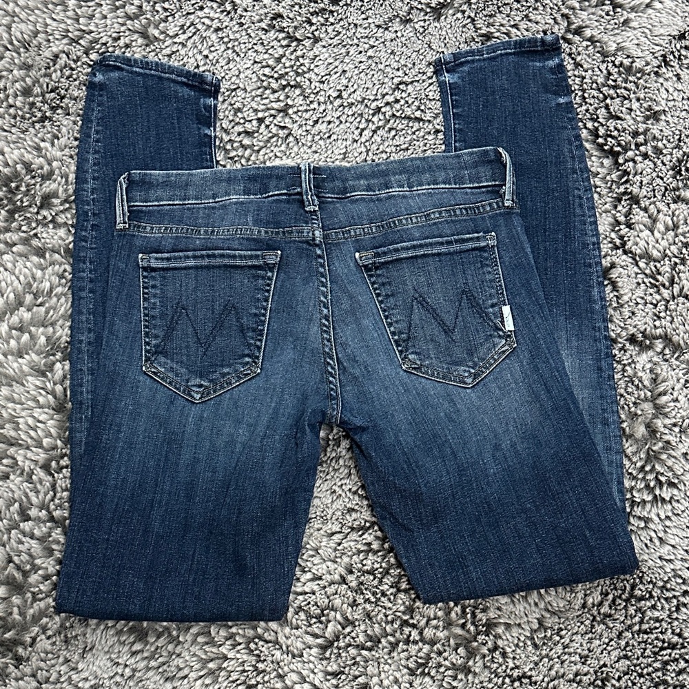 MOTHER Women's Skinny Jeans - Dark Blue
